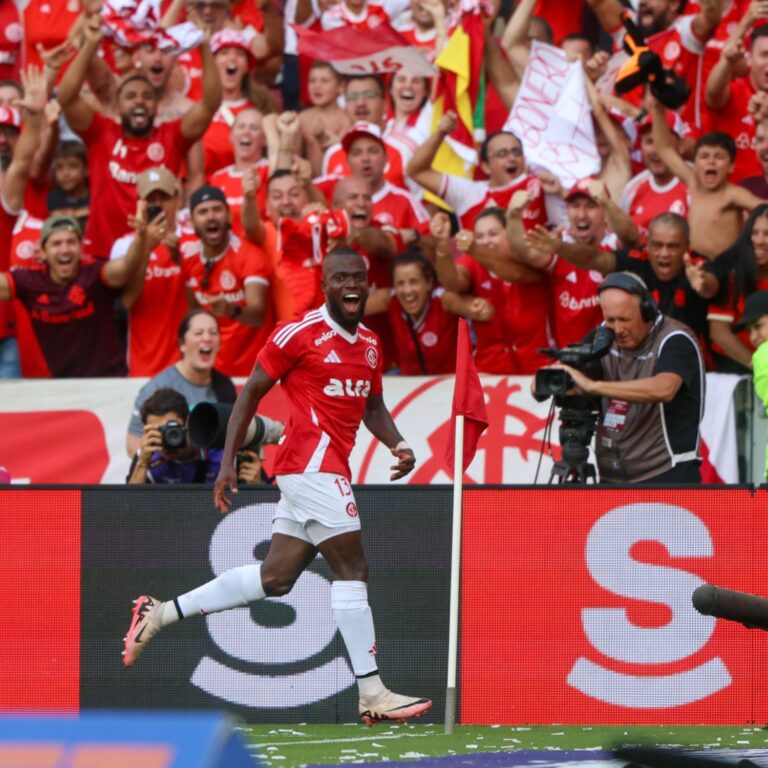 Comemoração do gol de Enner Valencia no grenal Internacional 1x1 Grêmio título do Inter no Gauchão 2025 - Inter campeão gaúcho Foto Ricardo Duarte SC Internacional