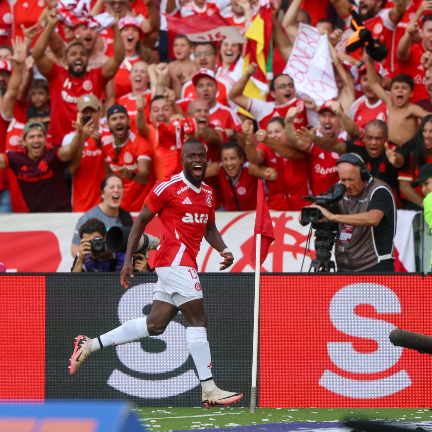 Comemoração do gol de Enner Valencia no grenal Internacional 1x1 Grêmio na final do Gauchão 2025 Foto Ricardo Duarte SC Internacional